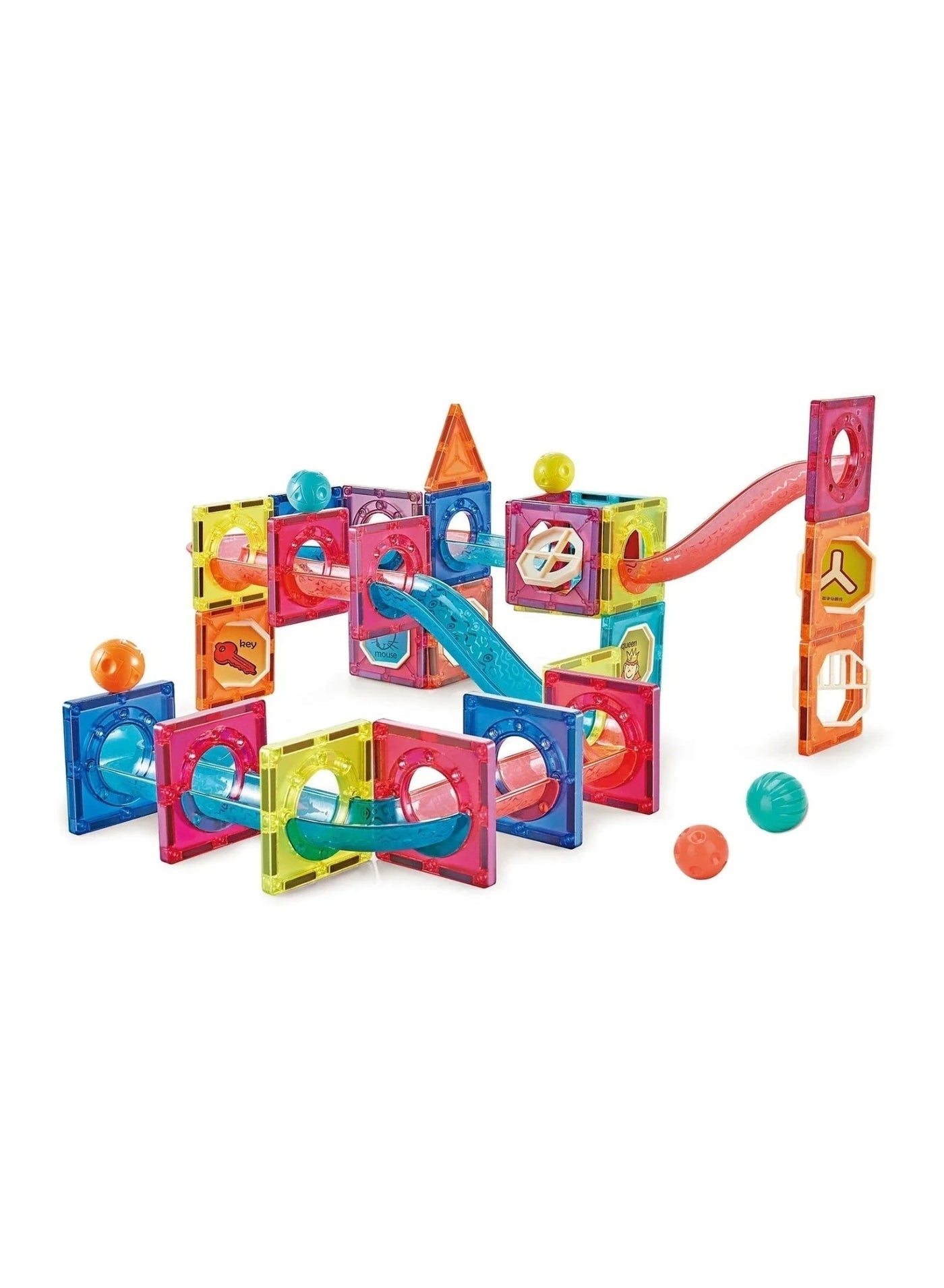 Magnetika Classic Ball Maze 78pcs Magnetic Tiles