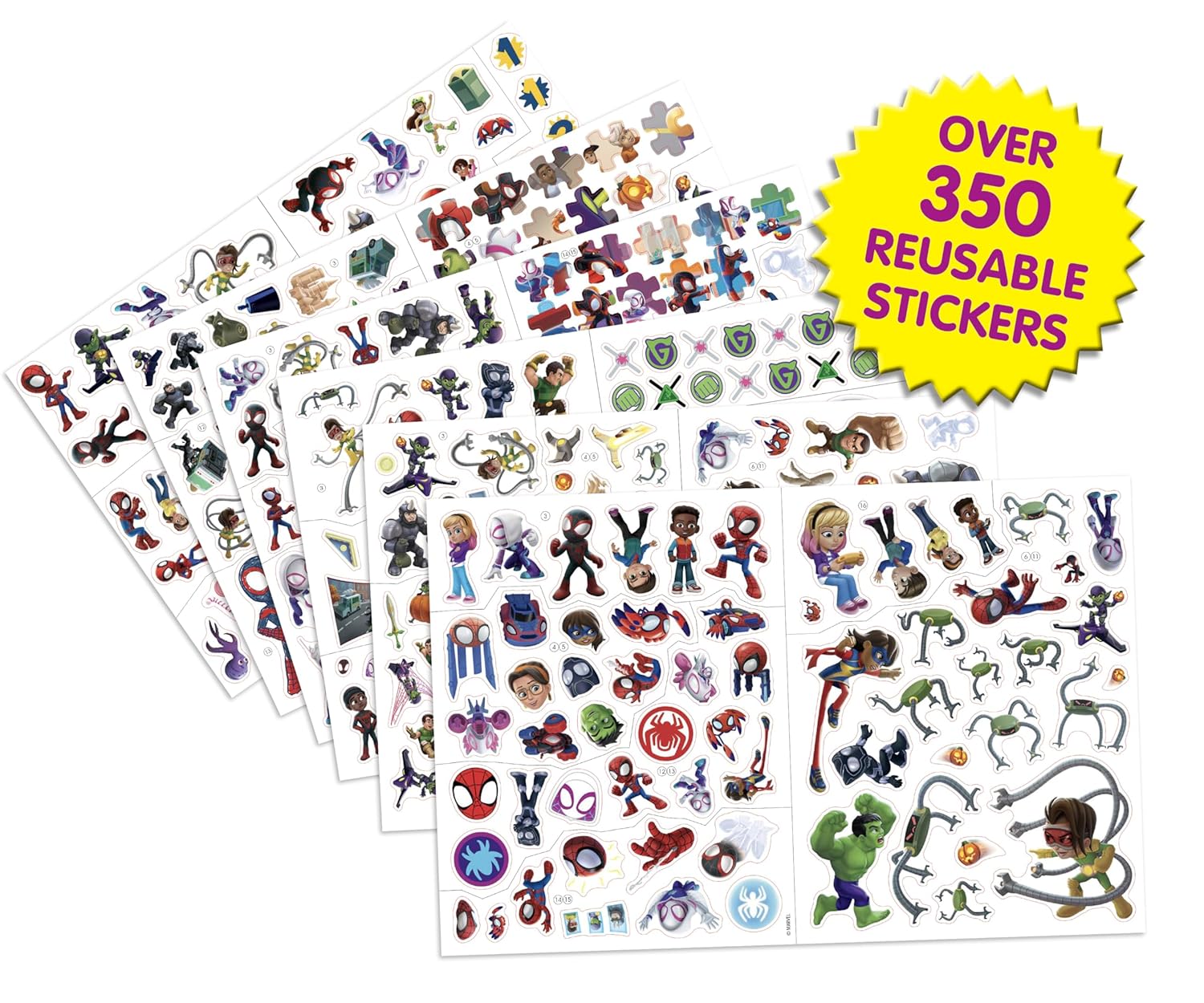 Marvel Spidey & Friends Sticker Book Treasury Book