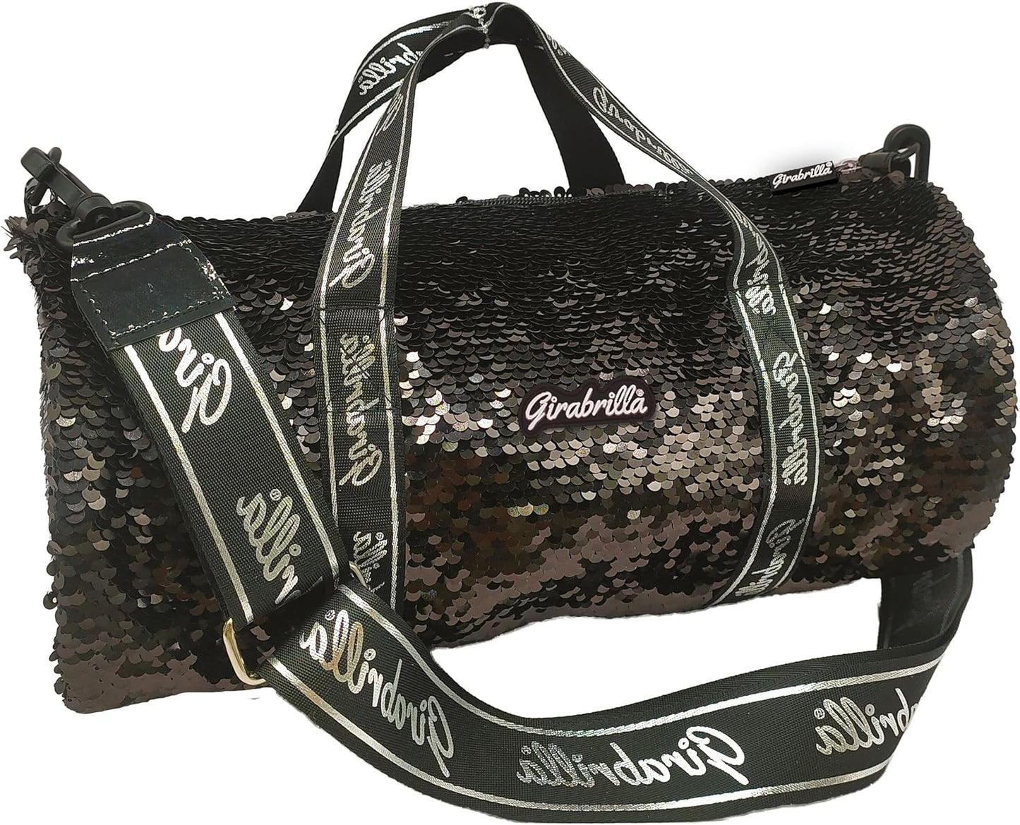 Girabrilla - Sport Bag With Reversible Sequins - Black