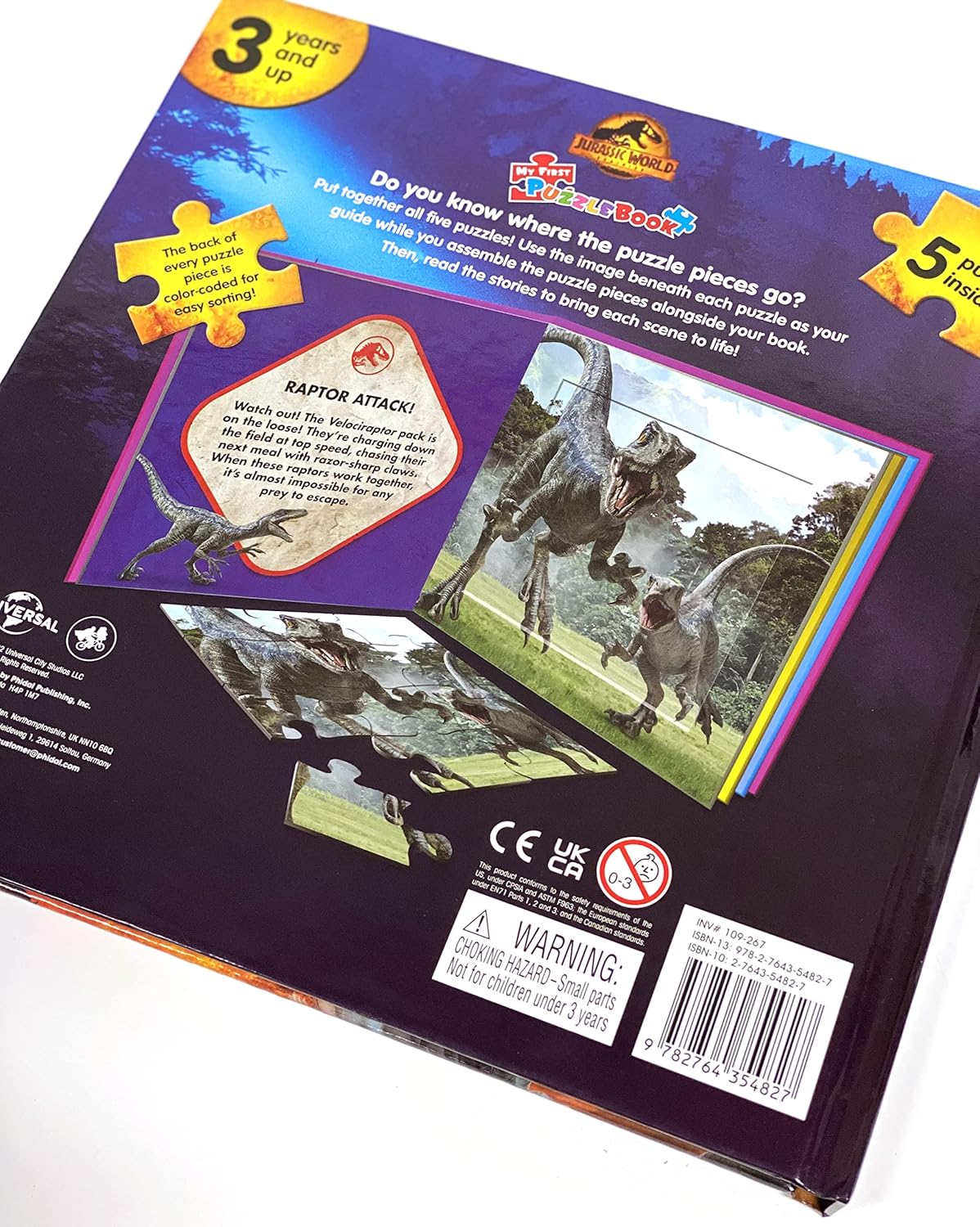 Universal Jurassic World My First Puzzle Book