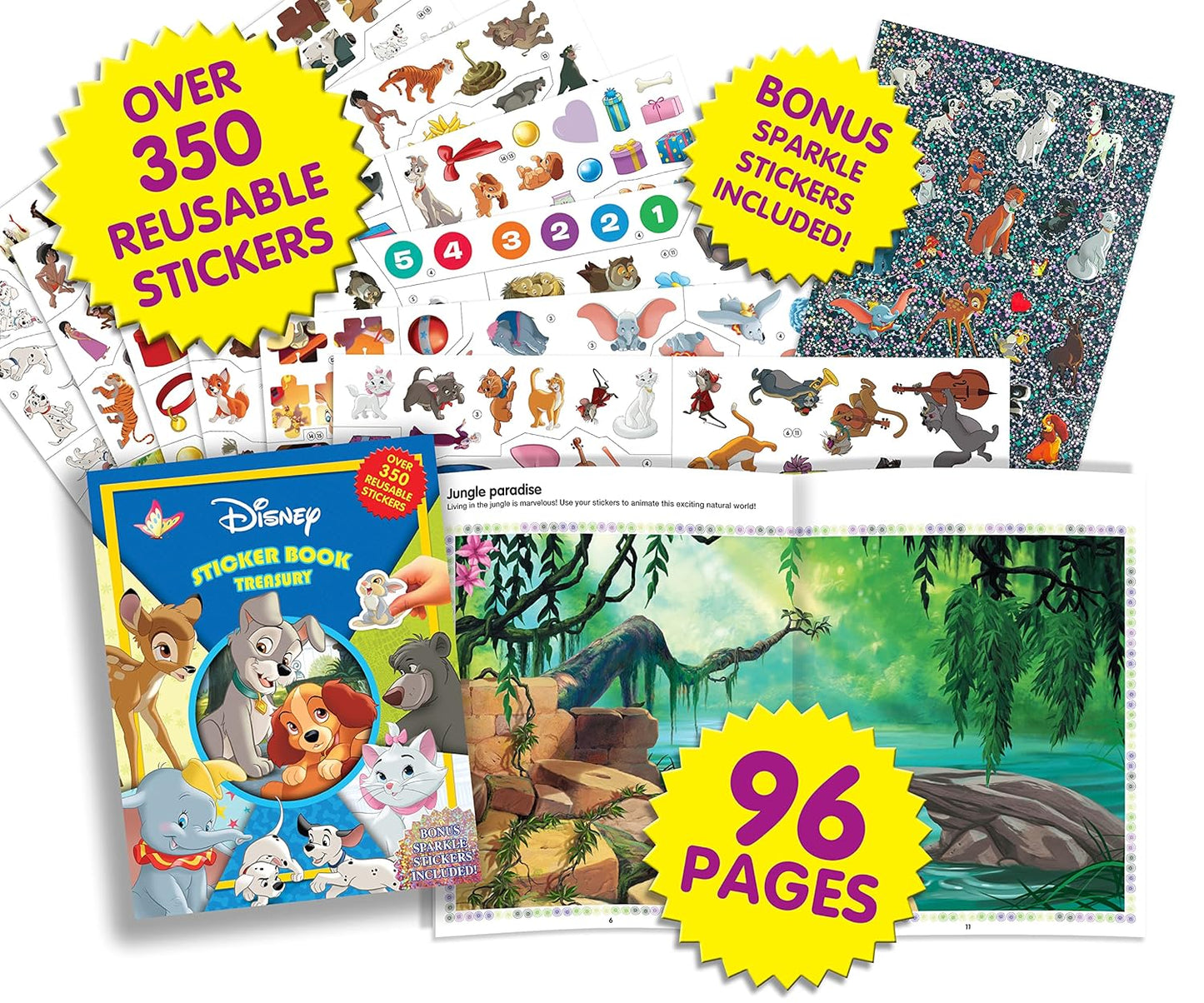Disney Animals Classics Sticker Book Treasury