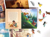 Disney Princess Beginnings My Busy Books - Storybook, 10 figurines, playmat