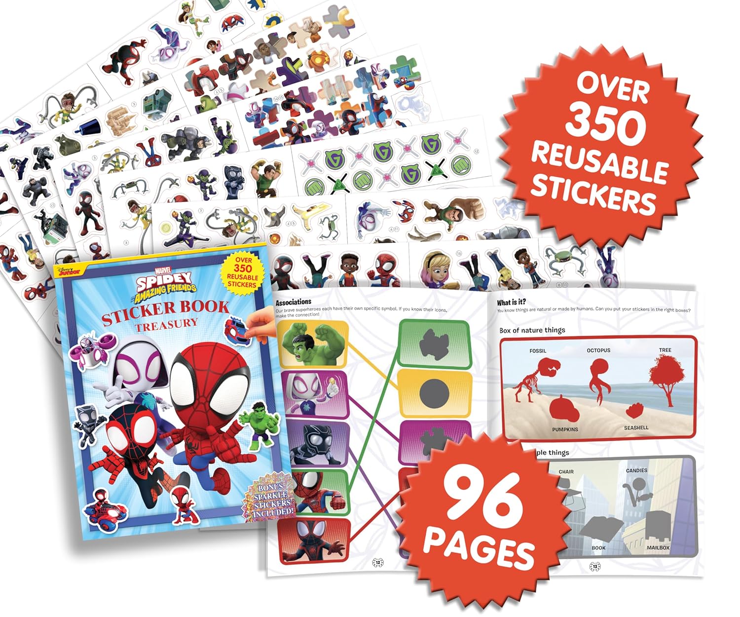 Marvel Spidey & Friends Sticker Book Treasury Book