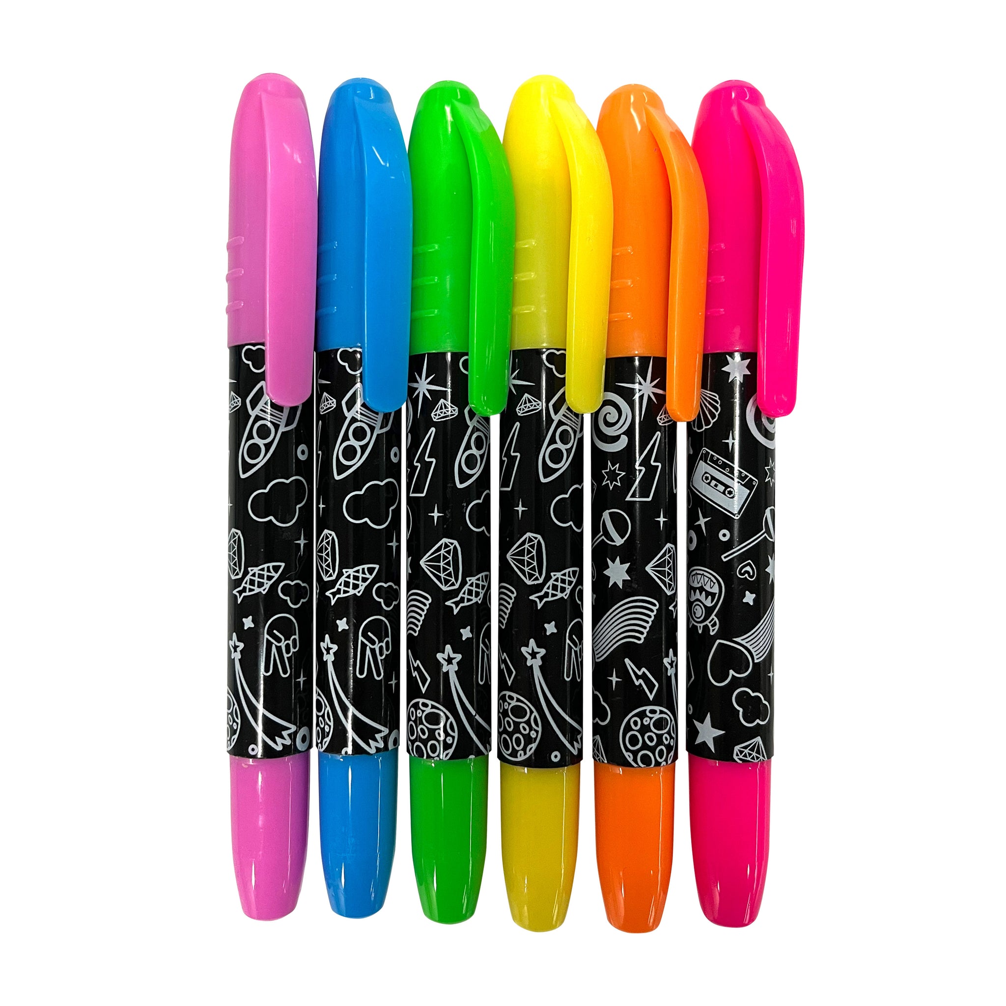 Hinkler Kaleidoscope 6 Electric Neon Markers