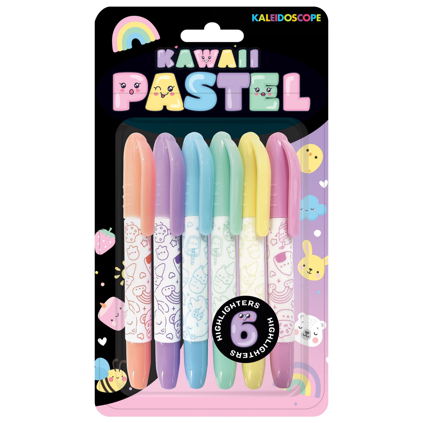 Hinkler Kaleidoscope 6 Kawaii Pastel Markers