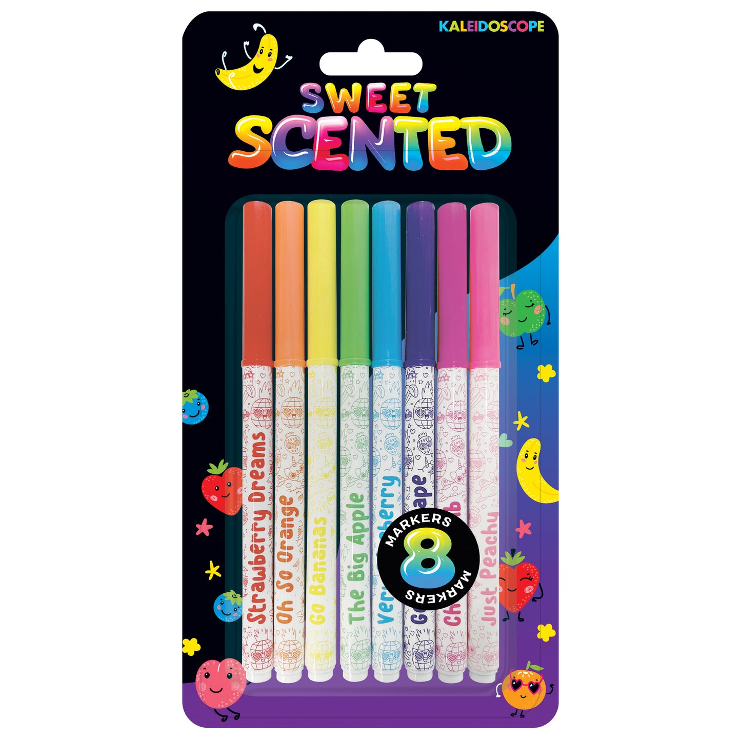 Hinkler Kaleidoscope 8 Sweet Scented Markers