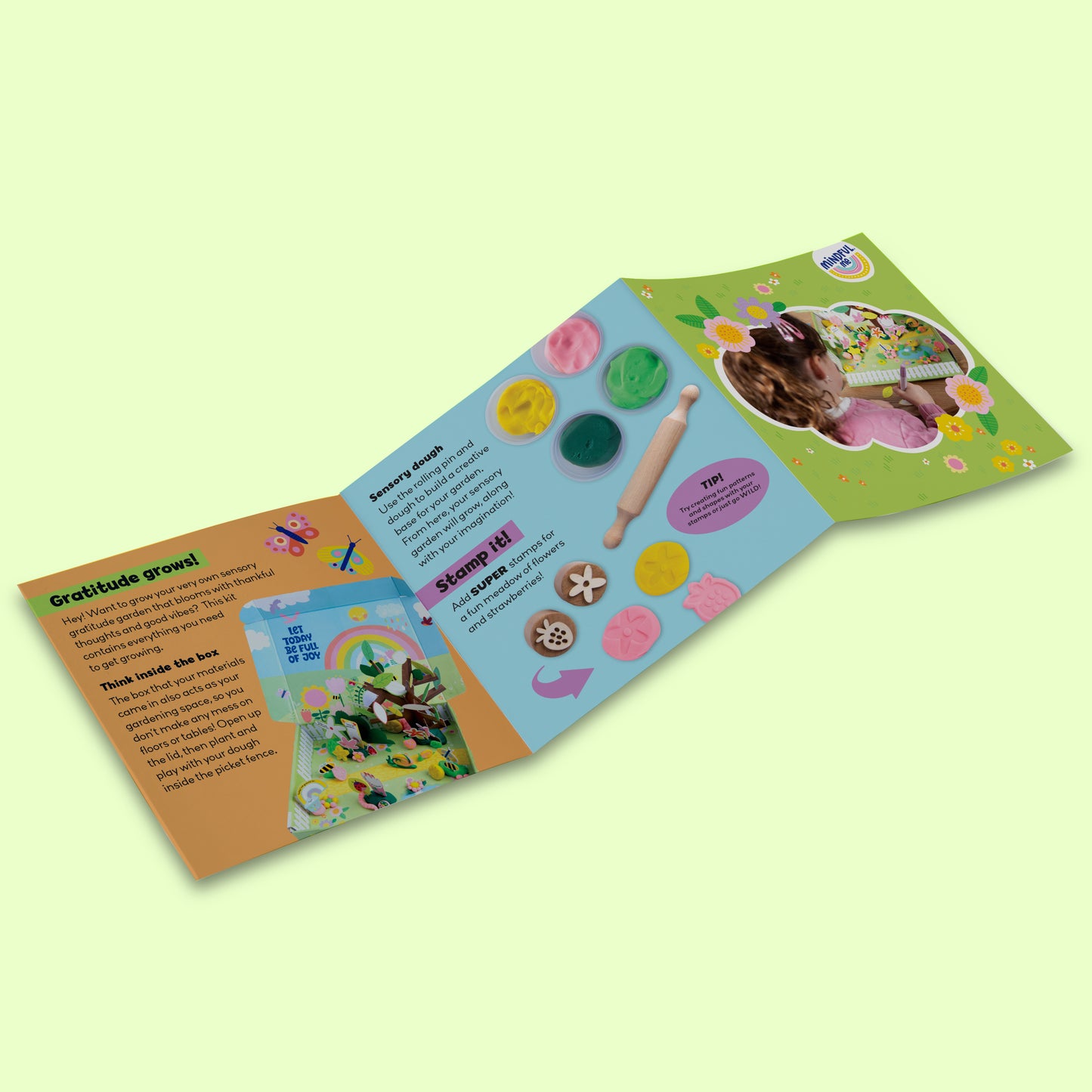 Hinkler Mindful Me DIY Dough Garden Sensory Craft Kit