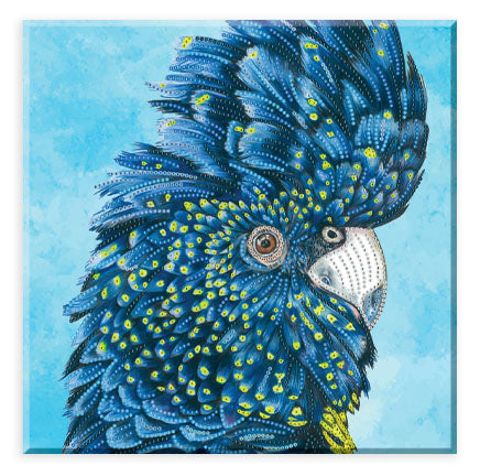 Hinkler Crystal Creations Canvas: Blue Cockatoo