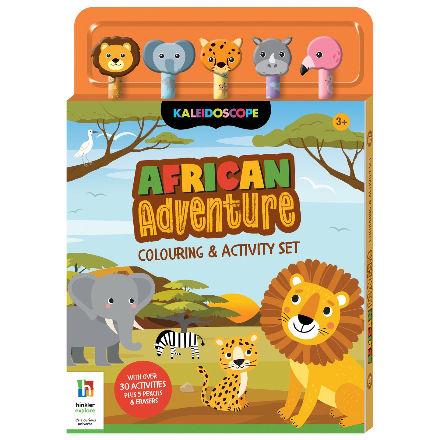 Hinkler African Adventure Colouring & Activity Set