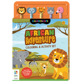 Hinkler African Adventure Colouring & Activity Set