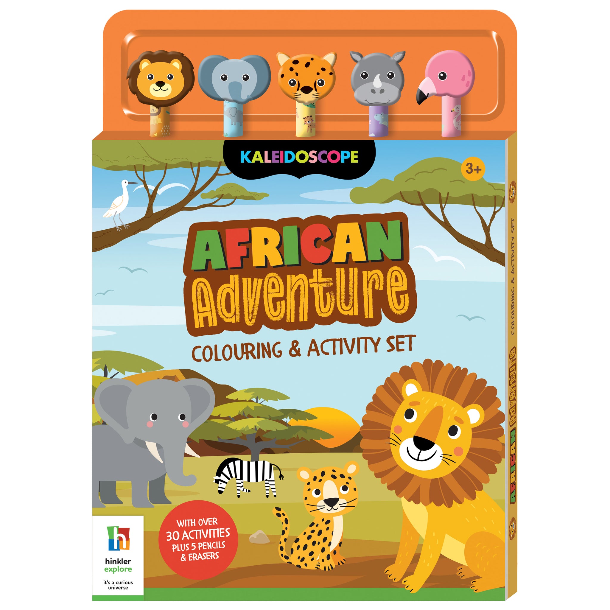 Hinkler African Adventure Colouring & Activity Set