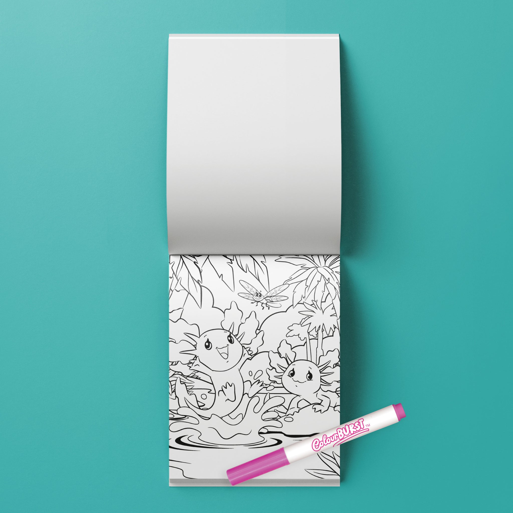 Hinkler Inkredibles Colour Burst Adorable Axolotls