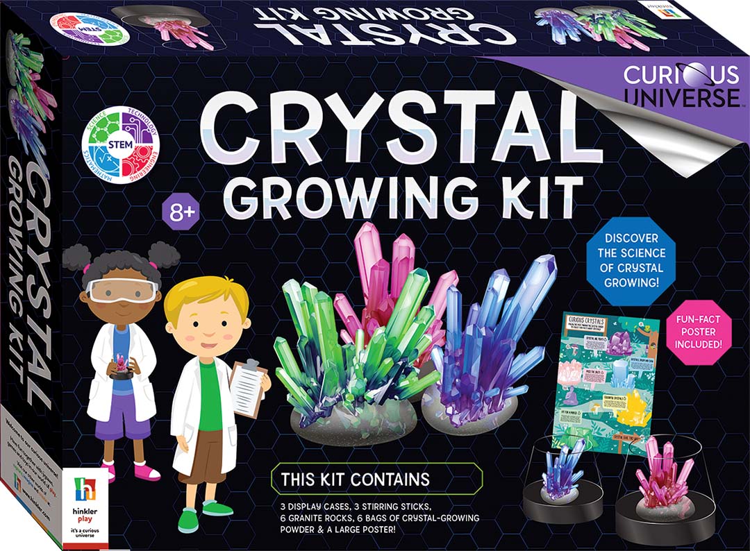 Hinkler Curious Universe Crystal Growing Kit