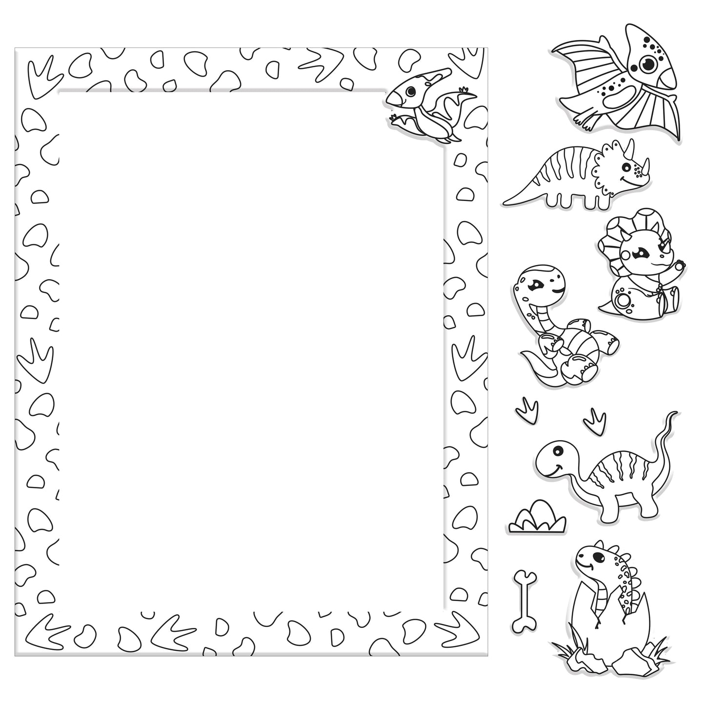 Hinkler Dinosaurs Colour-Me Magnets