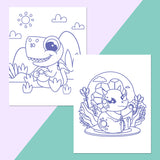 Hinkler Dinosaurs Colour-Me Magnets