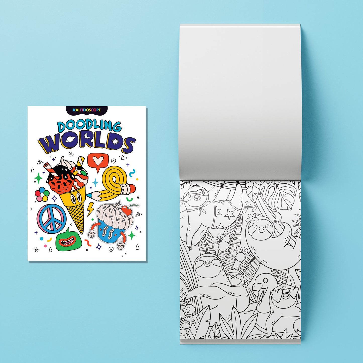 Hinkler Kaleidoscope Colouring Doodling Worlds