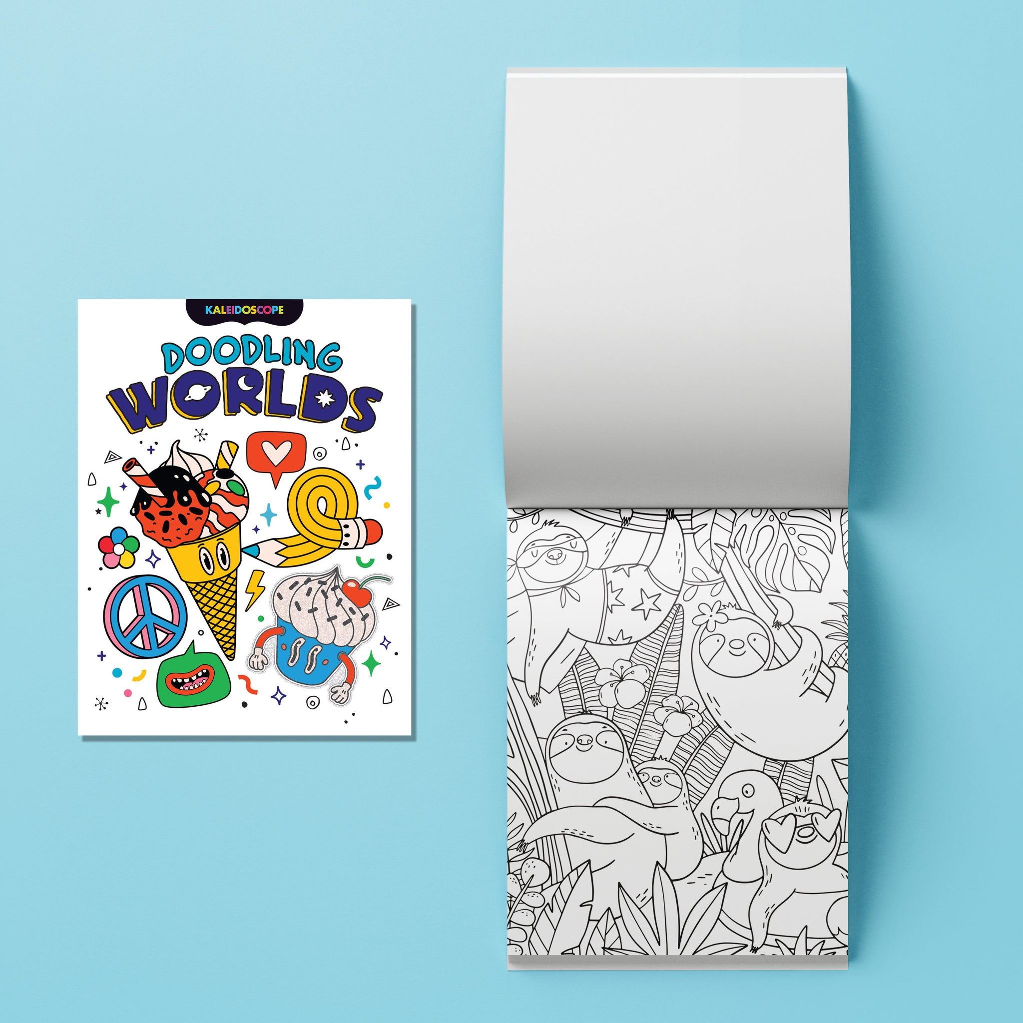 Hinkler Kaleidoscope Colouring Doodling Worlds