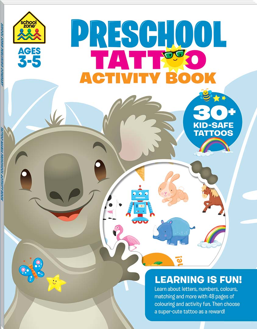 Hinkler Preschool Tattoo Activity Book
