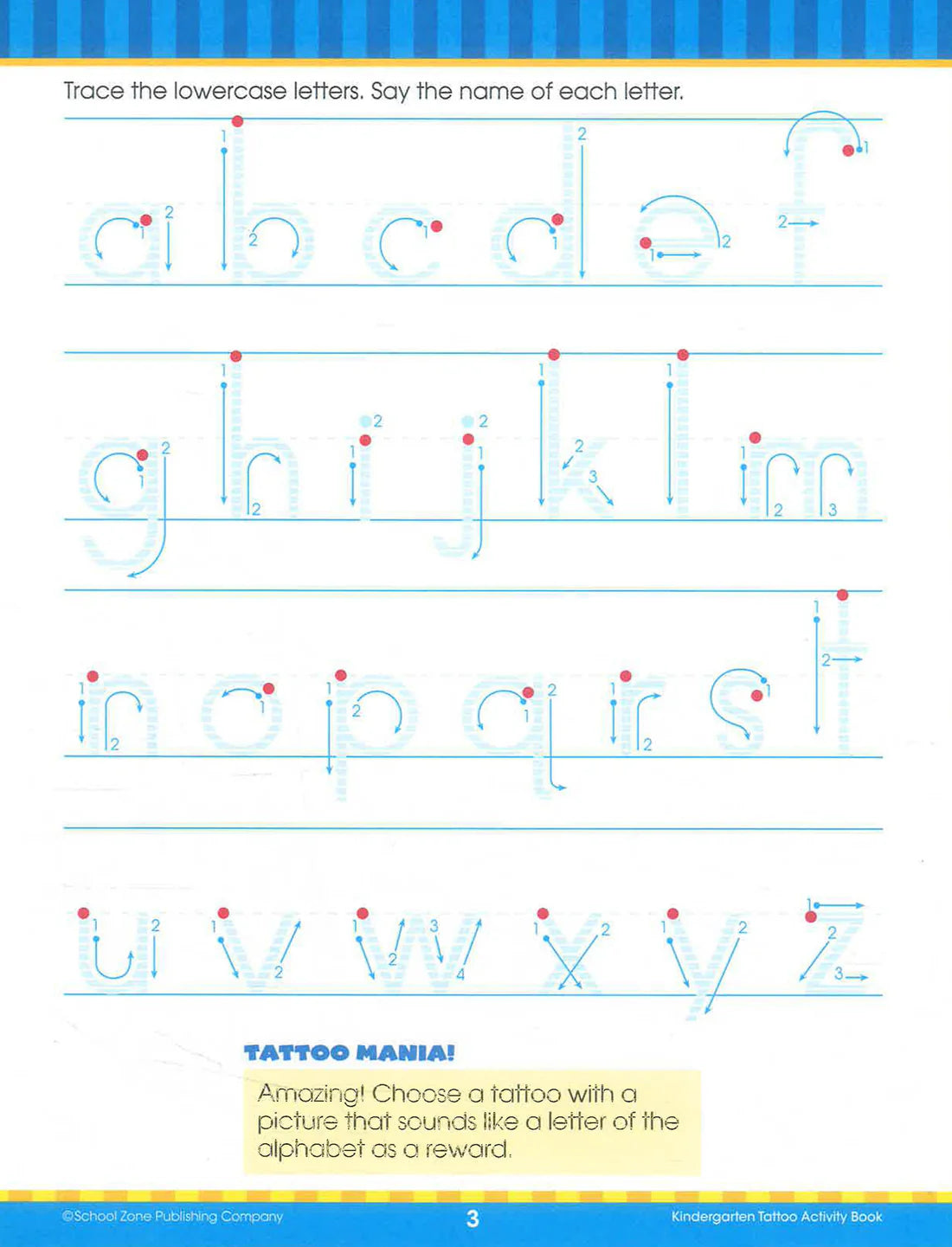 Hinkler Kindergarten Tattoo Activity Book