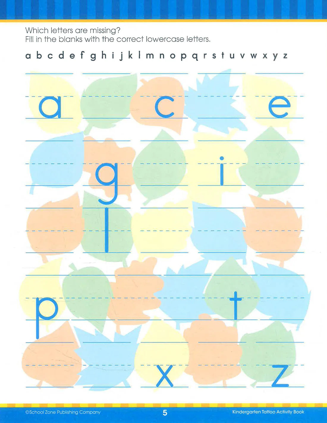 Hinkler Kindergarten Tattoo Activity Book