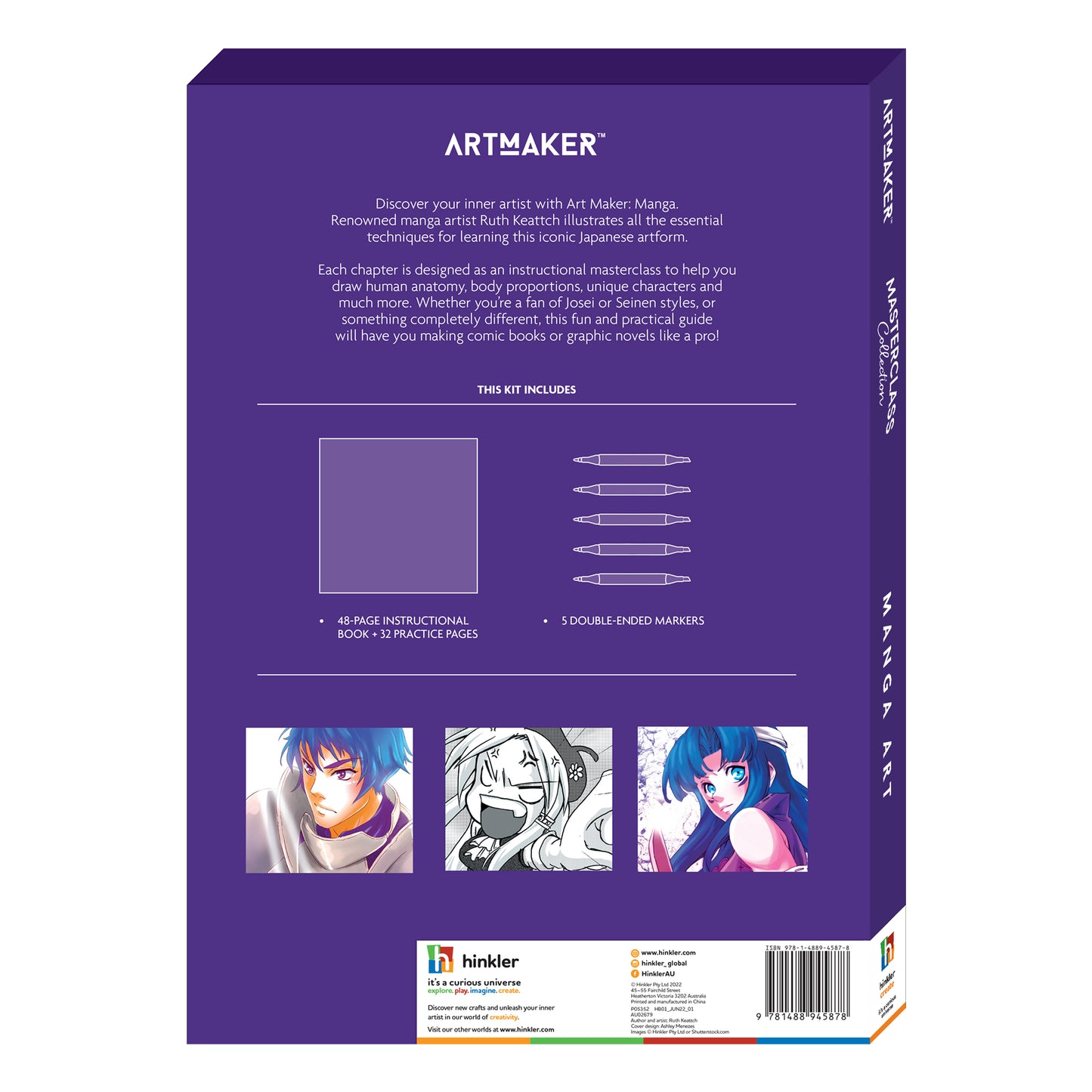 Hinkler Art Maker Masterclass Collection: Manga