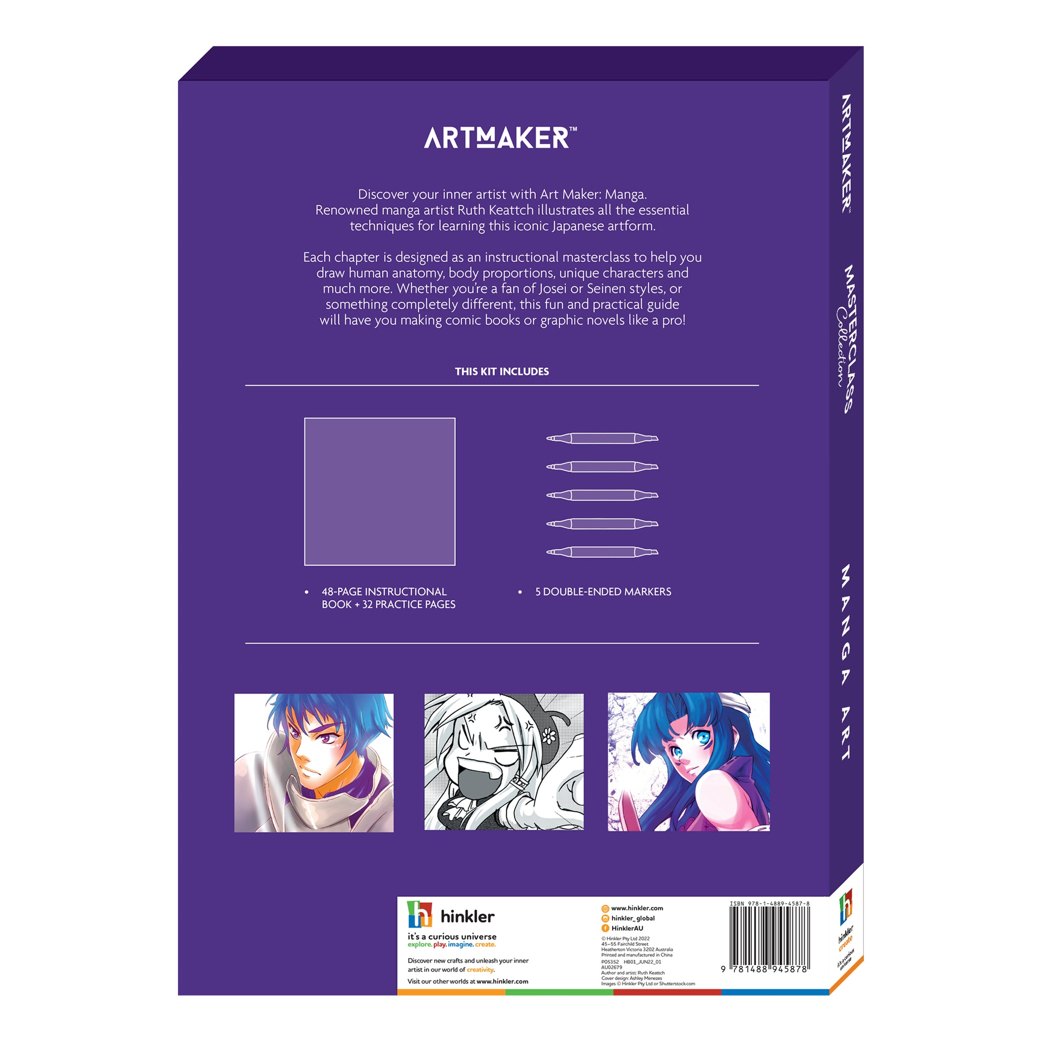 Hinkler Art Maker Masterclass Collection: Manga