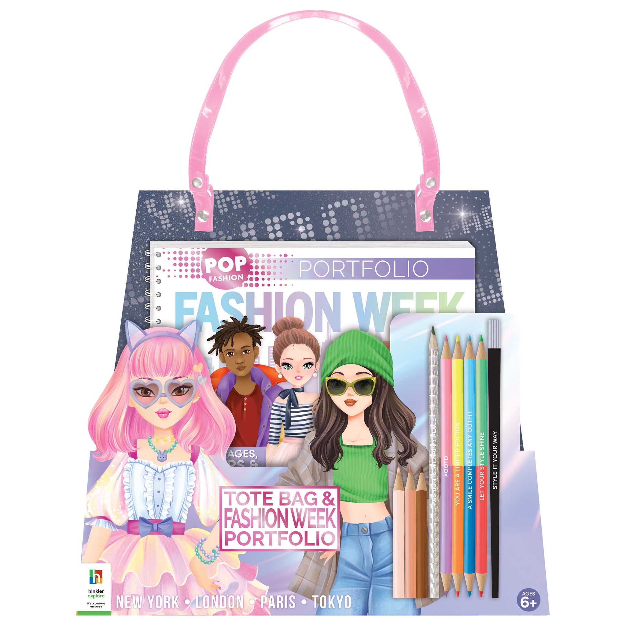 Pop Fashion Fashion Week Tote Bag and Portfolio