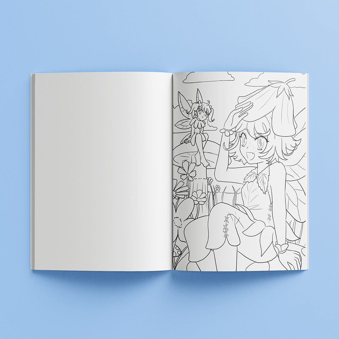 Hinkler Art Maker Manga Colouring Book
