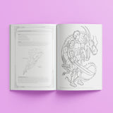 Hinkler Manga to the Max Drawing and Colouring Book: Warriors