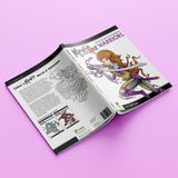 Hinkler Manga to the Max Drawing and Colouring Book: Warriors