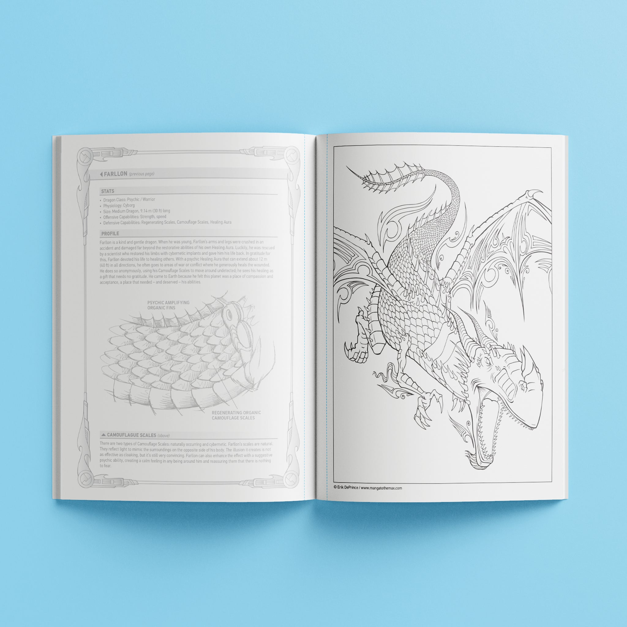 Hinkler Manga to the Max Drawing and Colouring Book: Dragons