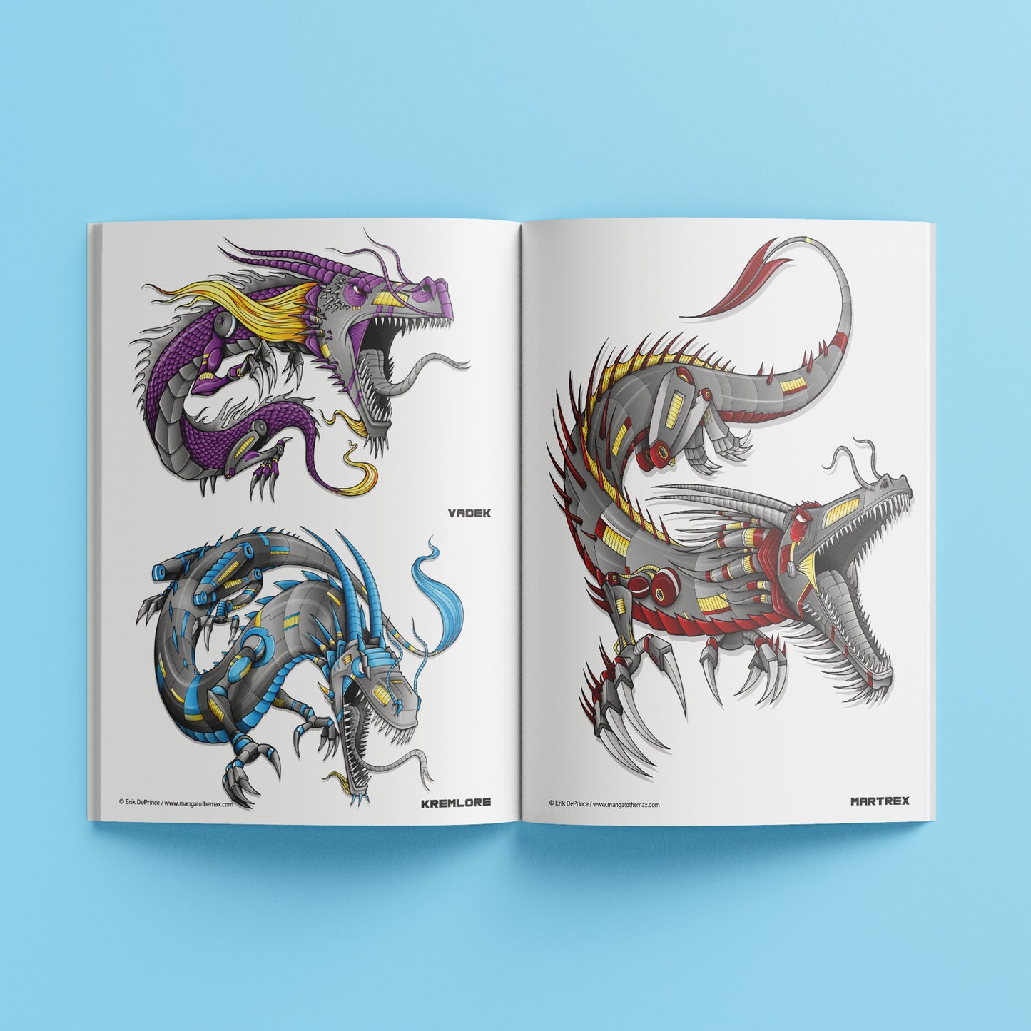 Hinkler Manga to the Max Drawing and Colouring Book: Dragons