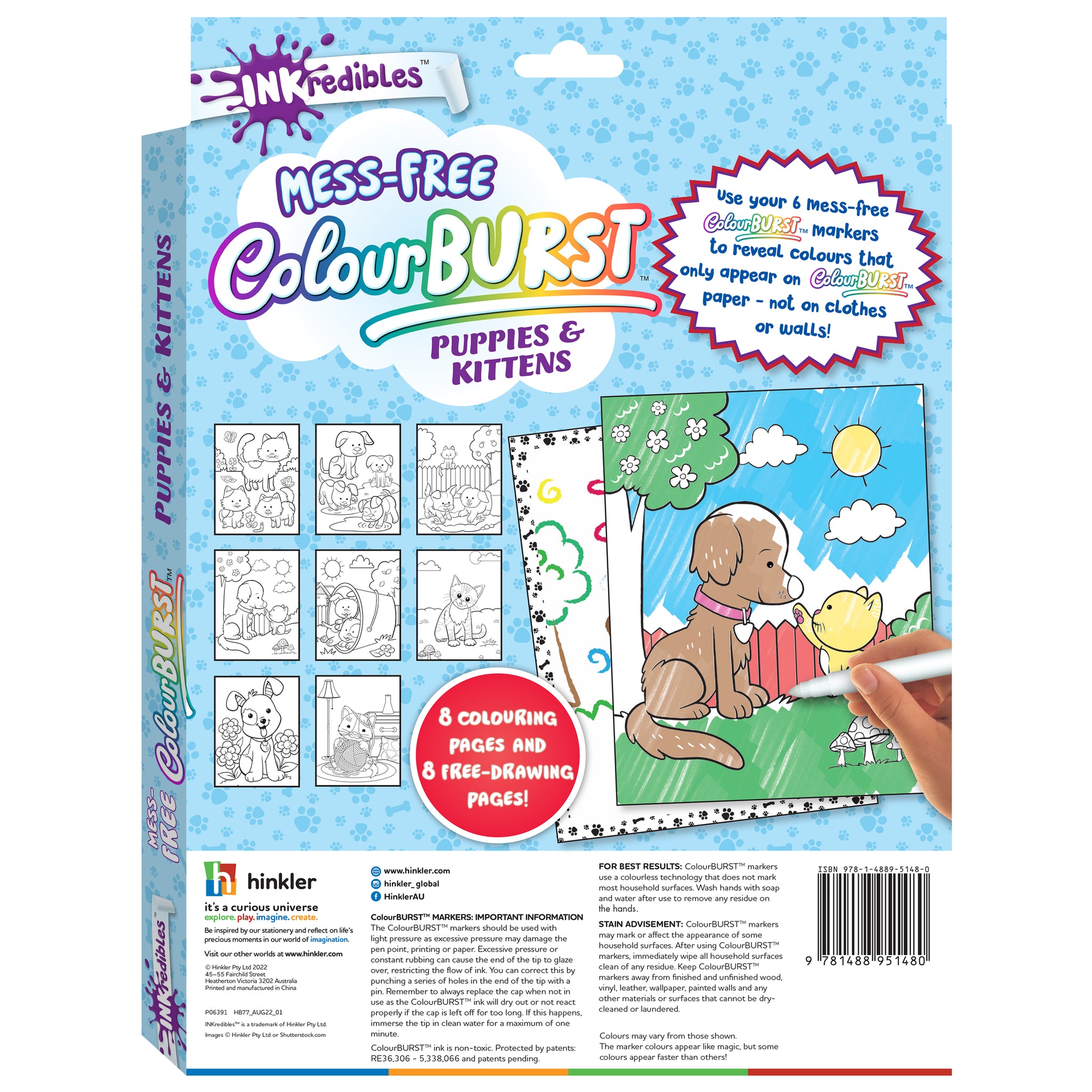 Inkredibles Colour Burst: Puppies and Kittens