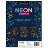 Hinkler Kaleidoscope Sticker Colouring Neon Dreams