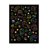 Hinkler Kaleidoscope Sticker Colouring Neon Dreams