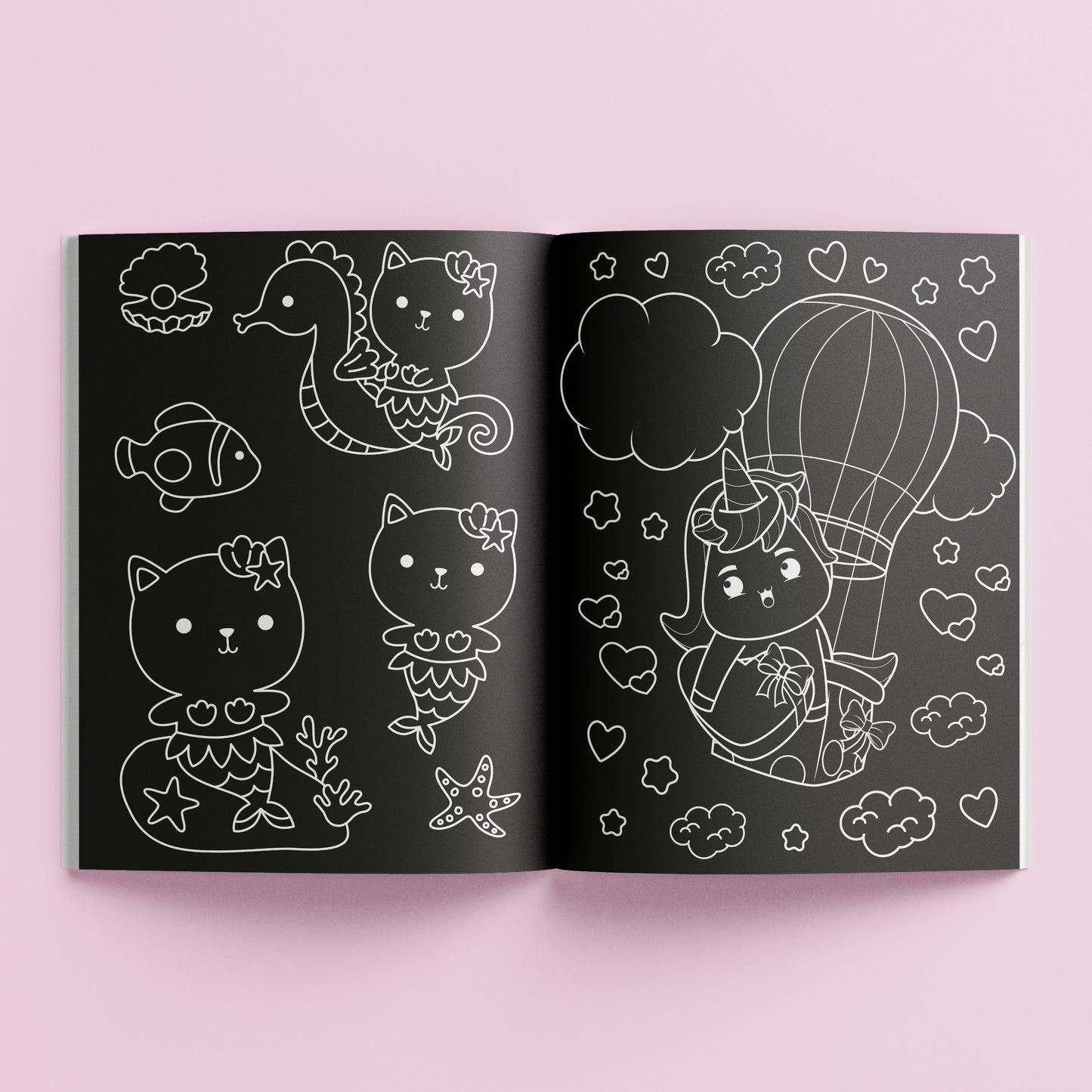Hinkler Kaleidoscope Sticker Colouring Neon Dreams