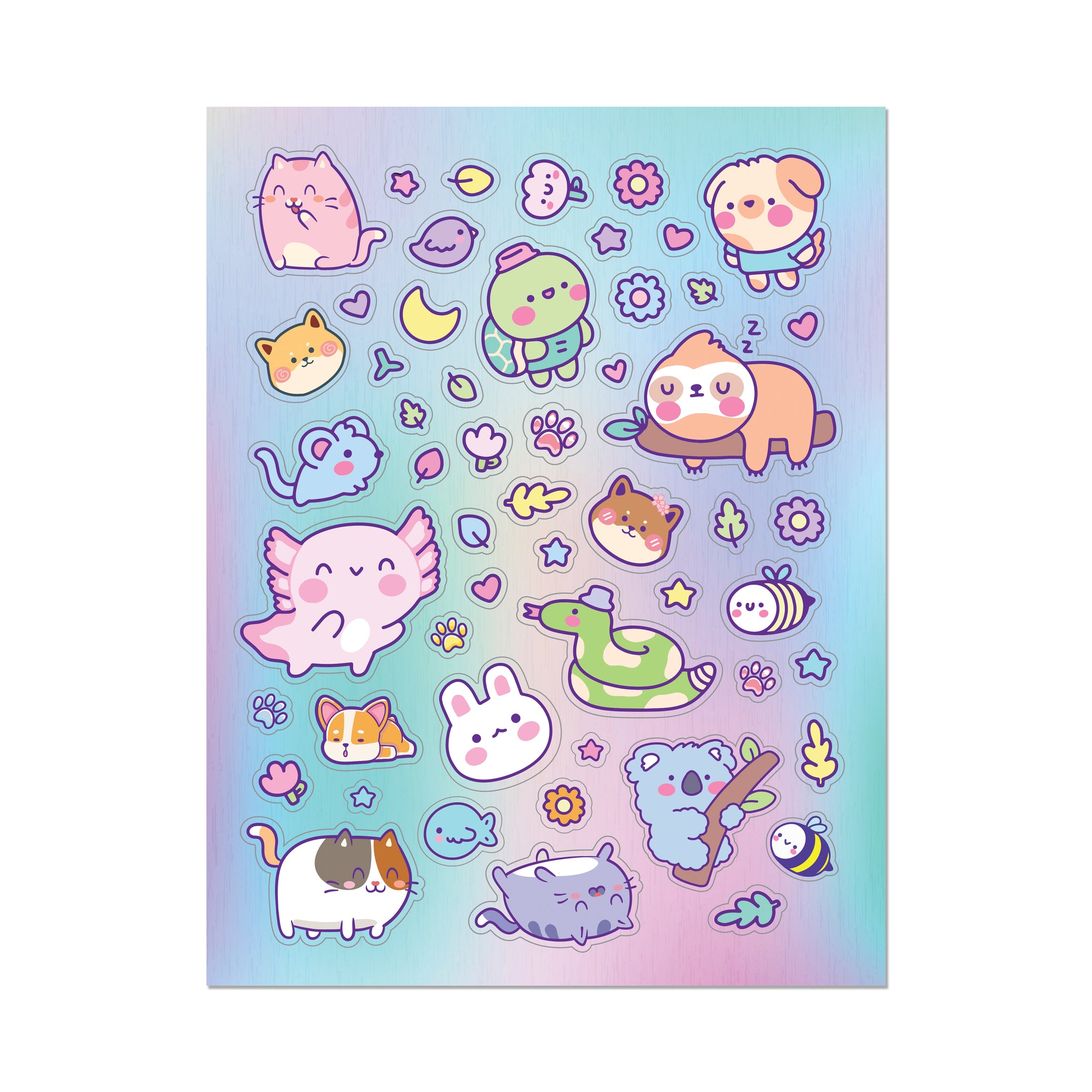 Hinkler Kaleidoscope Sticker Colouring Adorable Animals