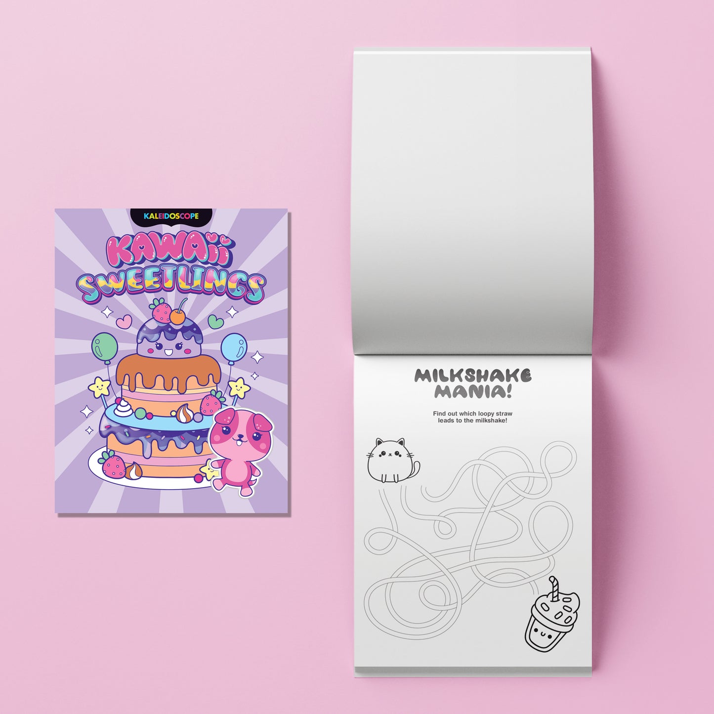 Hinkler Kaleidoscope Colouring Kawaii Sweetlings Kit