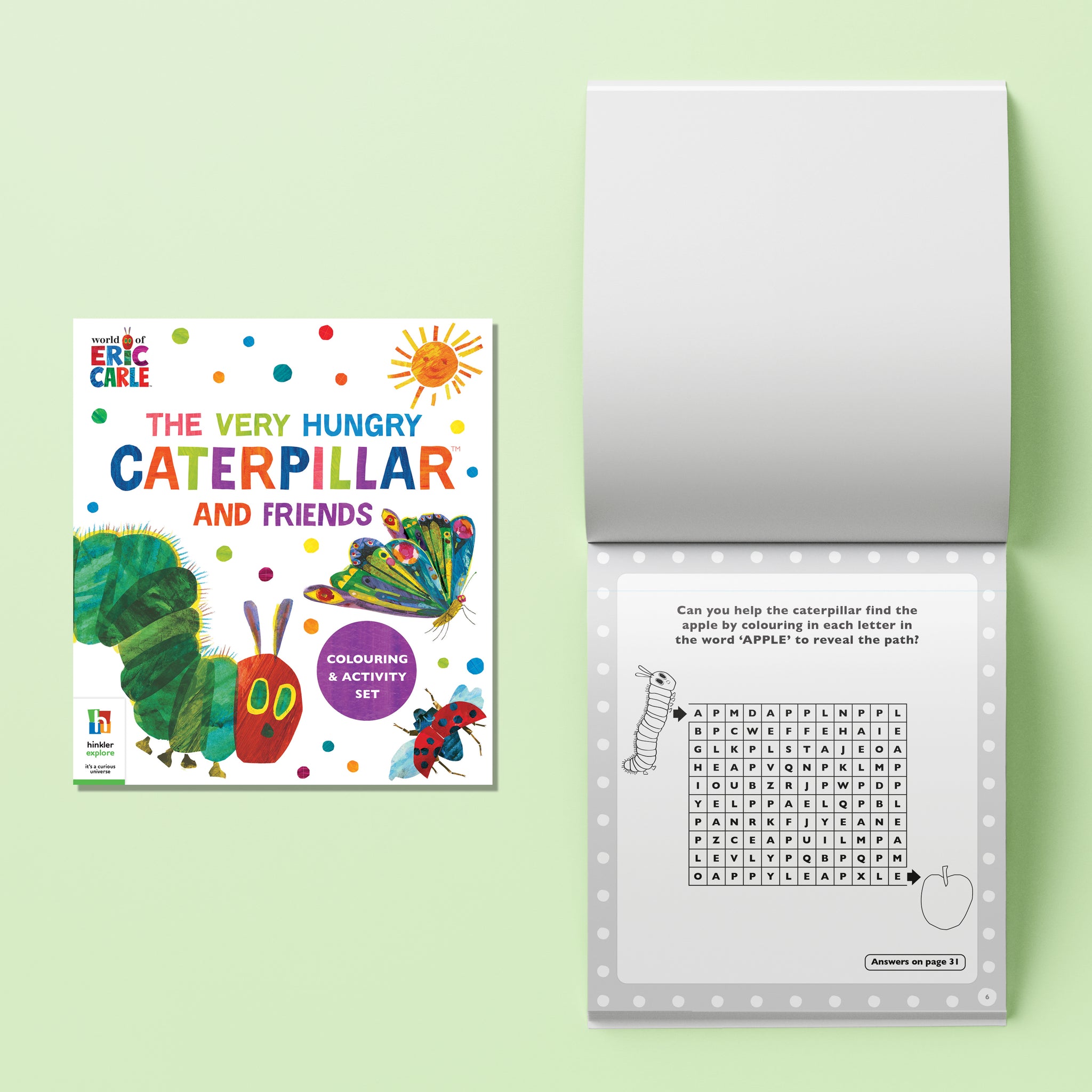 Hinkler The Very Hungry Caterpillar Colouring & Activity Set