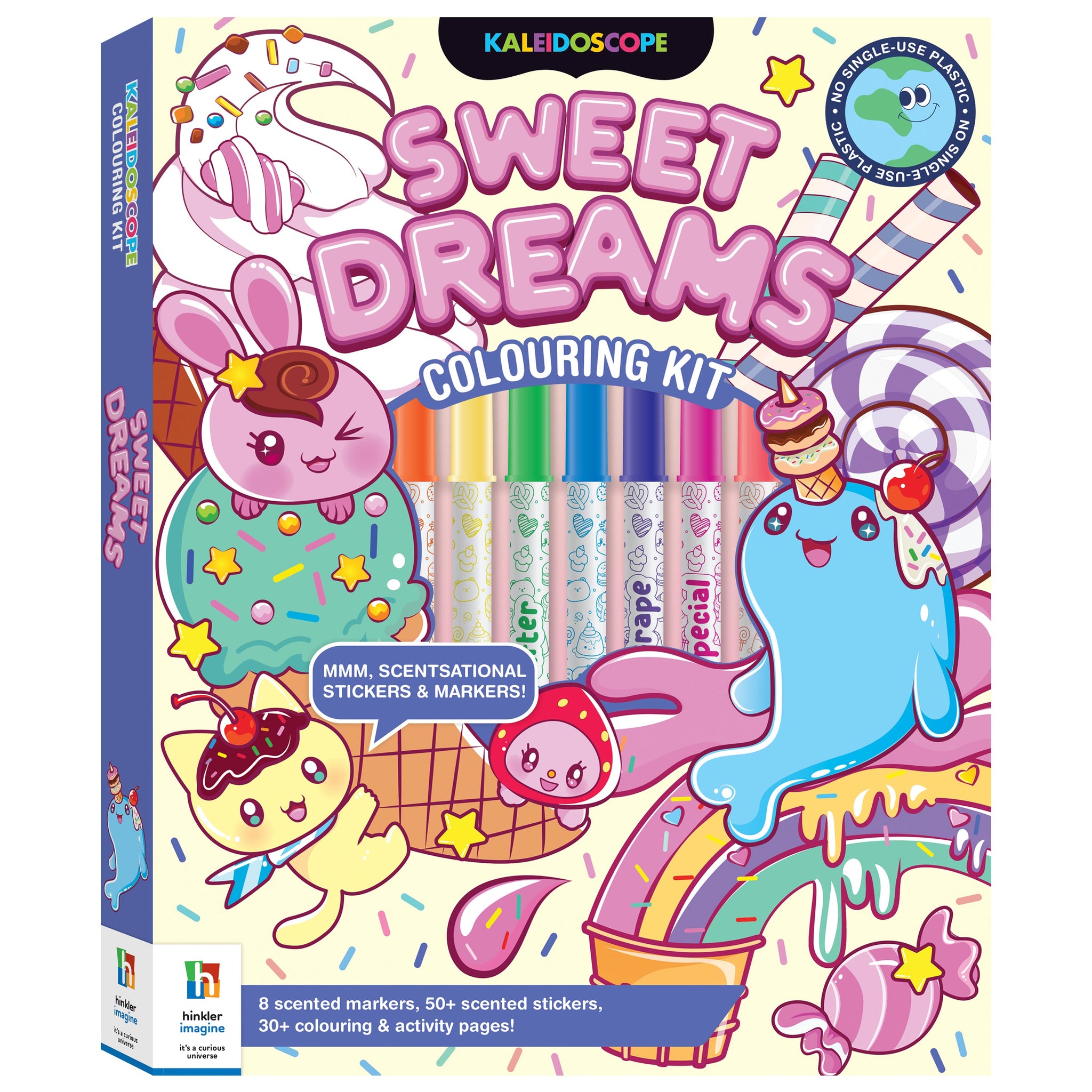 Hinkler Kaleidoscope Colouring Kit Sweet Dreams