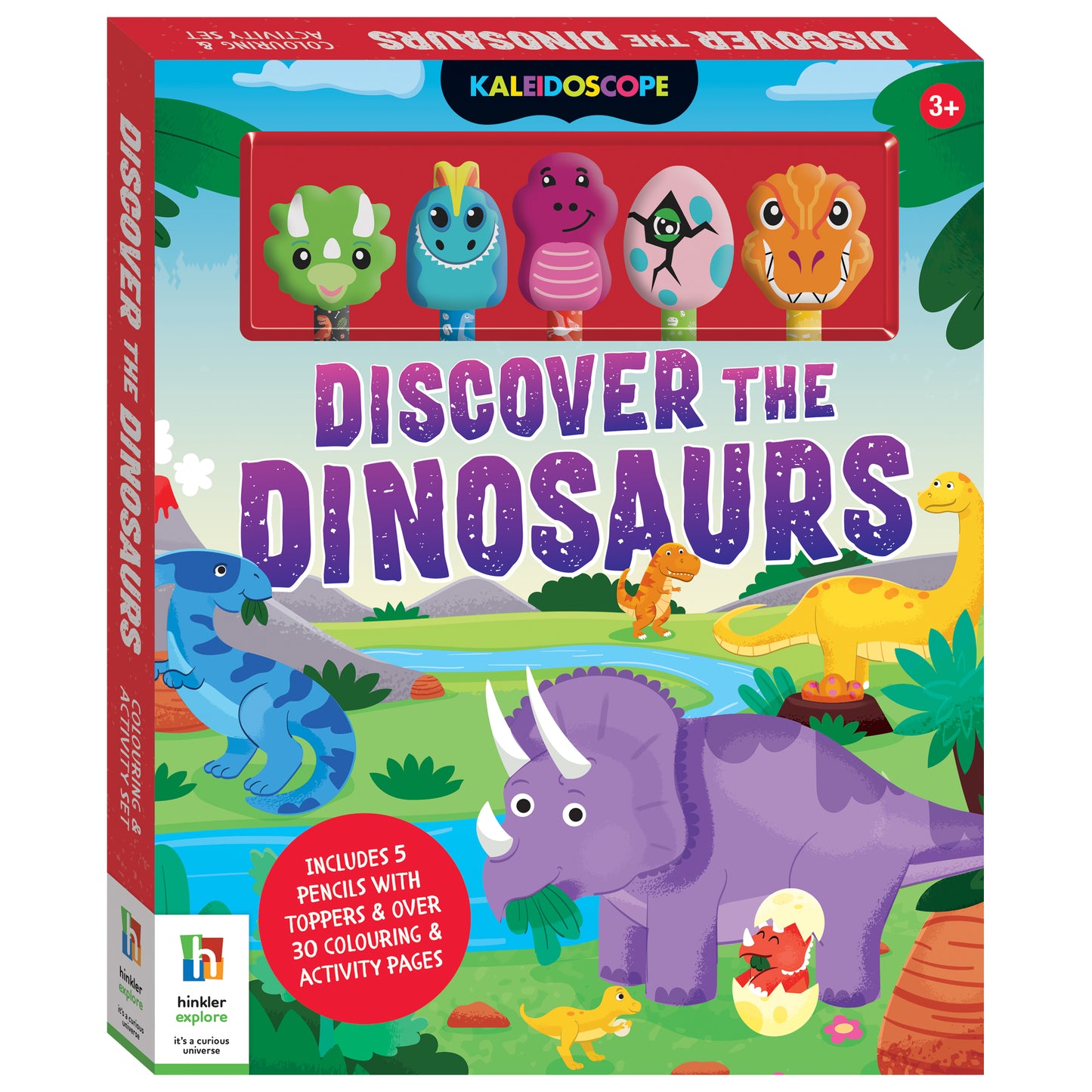 Hinkler Discover the Dinosaurs Colouring & Activity Set