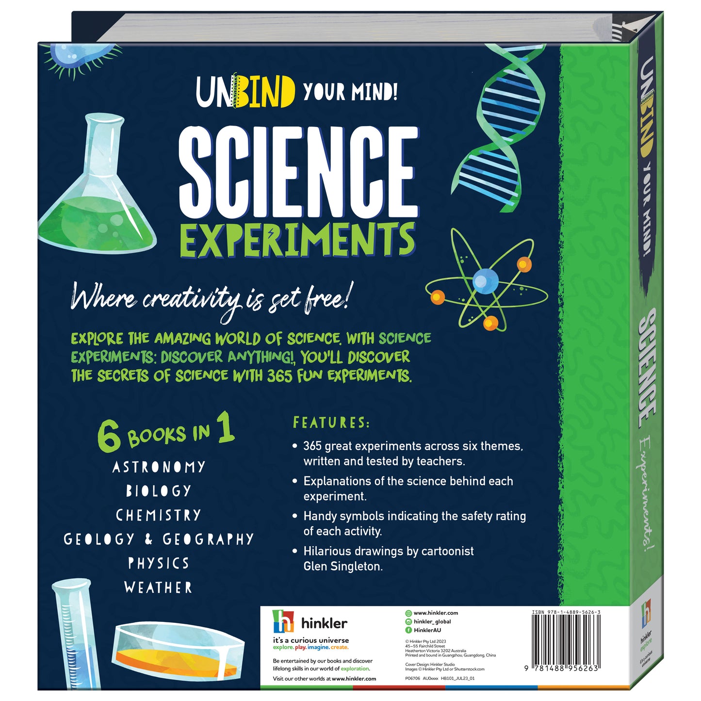 Hinkler Unbinders Science Experiments Discover Anything