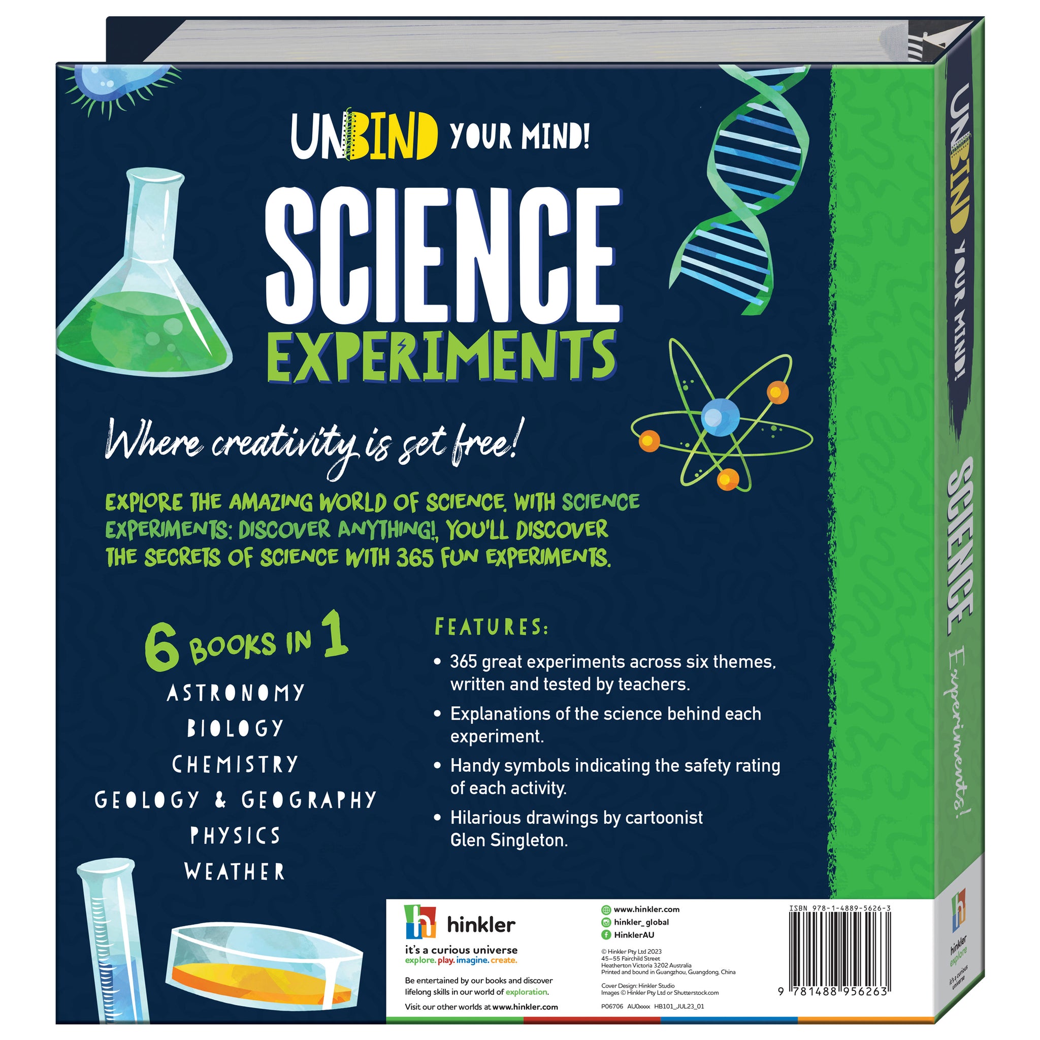 Hinkler Unbinders Science Experiments Discover Anything