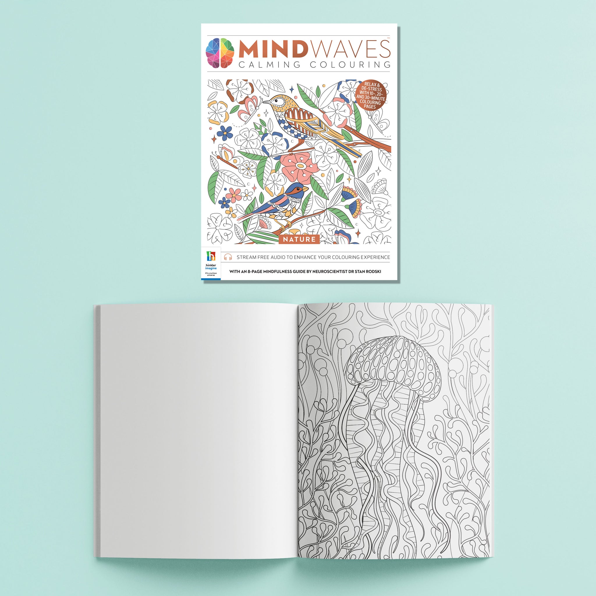 Mindwaves Colouring Nature Daydreams Carry Case