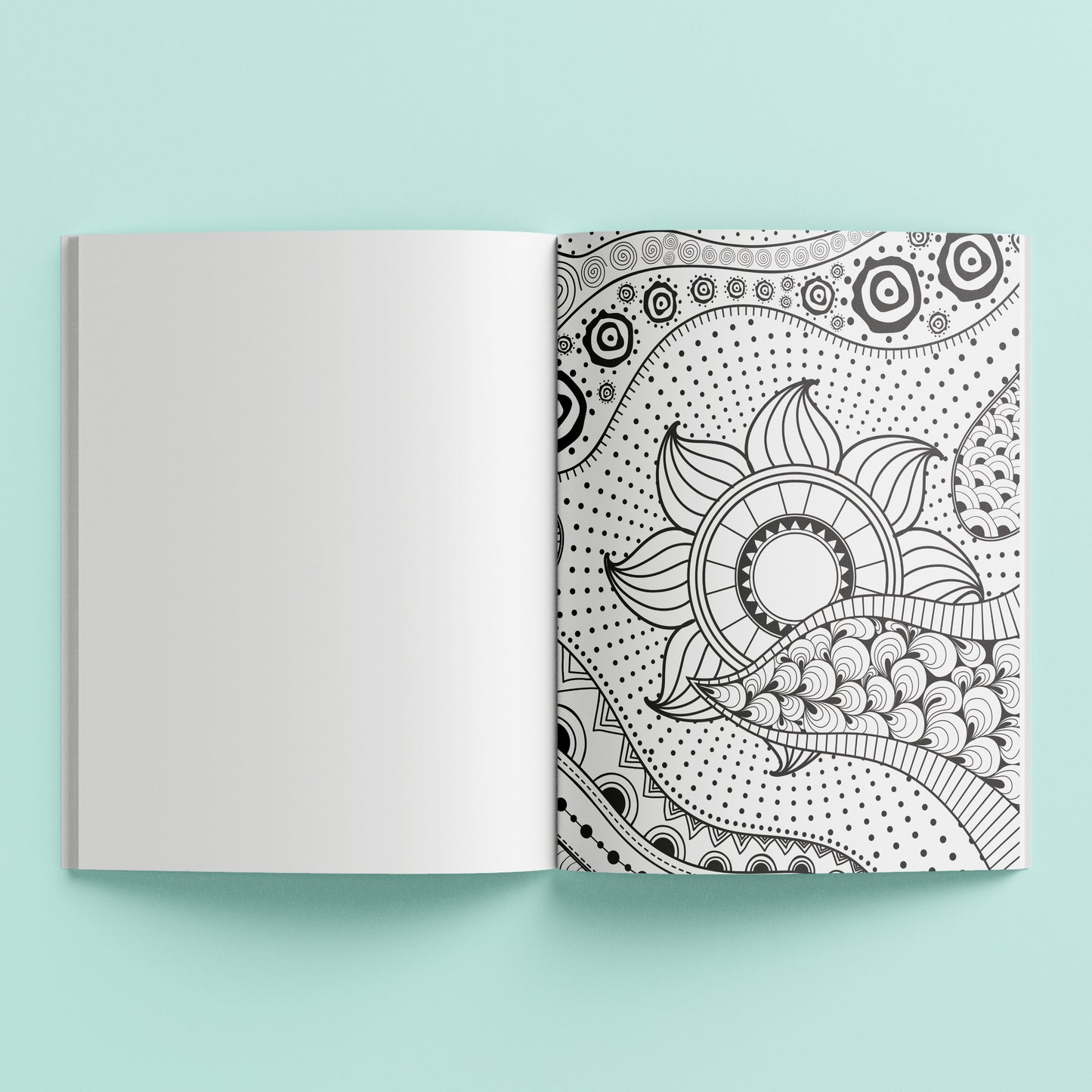 Mindwaves Colouring Nature Daydreams Carry Case