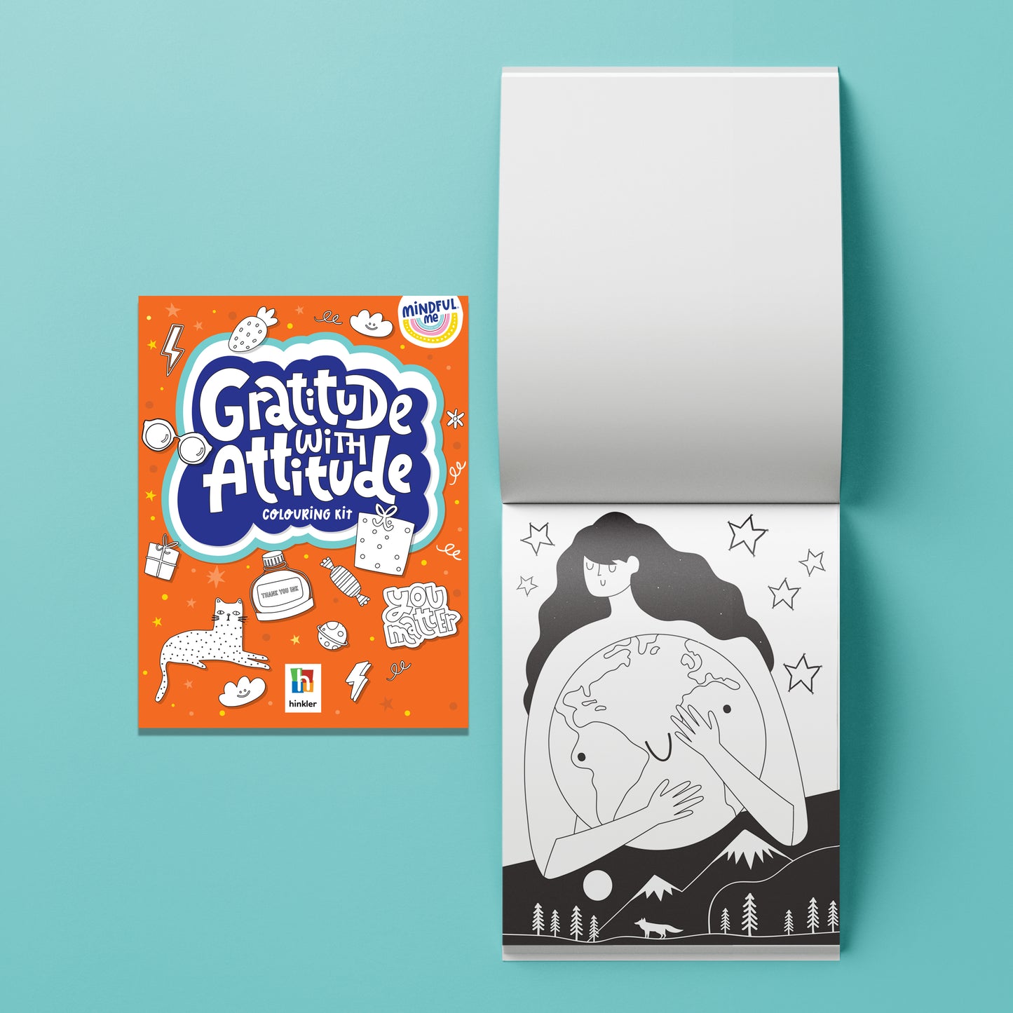 Mindful Me Gratitude with Attitude Colouring Kit
