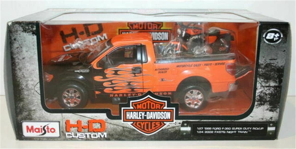 1:24 H-D Pick-up w/ 1:24 H-D cycle