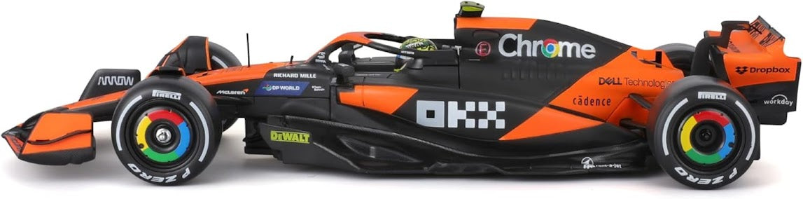 1:24 Formula (with helmet & plastic stand) - McLaren Team MCL38 (Miami GP) (2024)