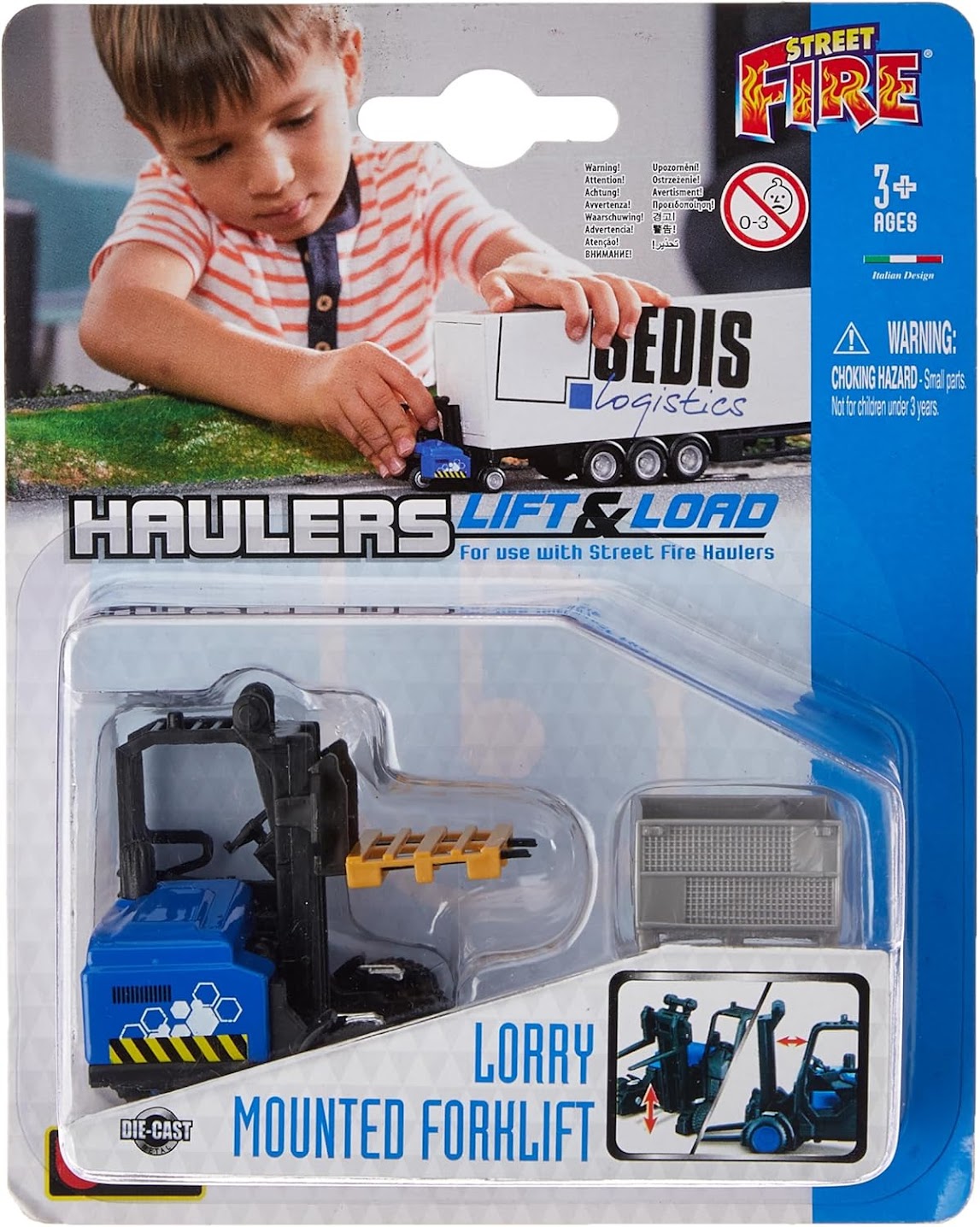 1:43 STR. FIRE Lorry Mounted Forklift