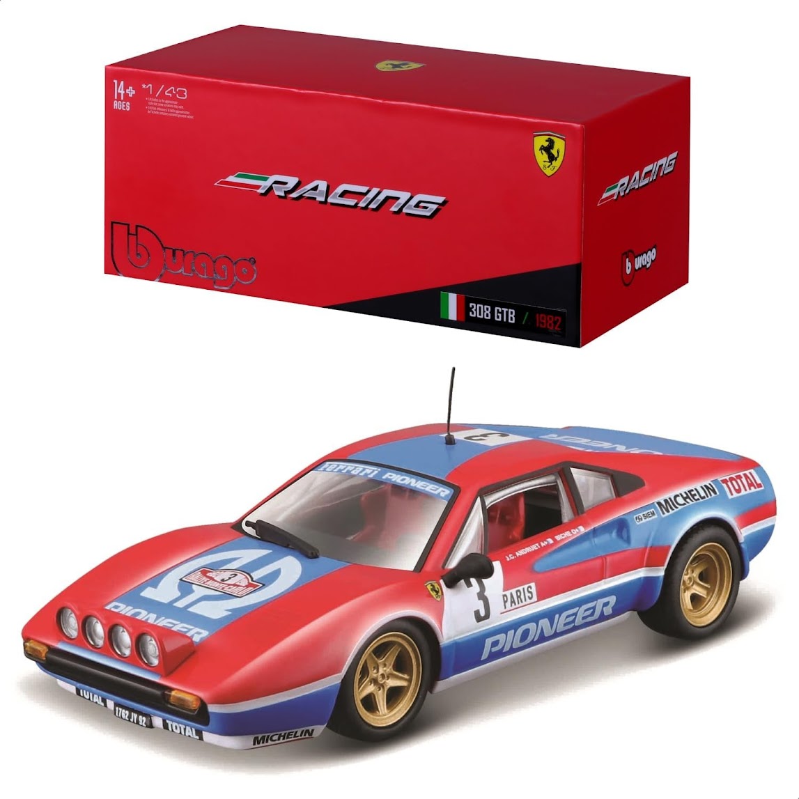 1:43 Ferrari Racing - 308 GTB 1982
